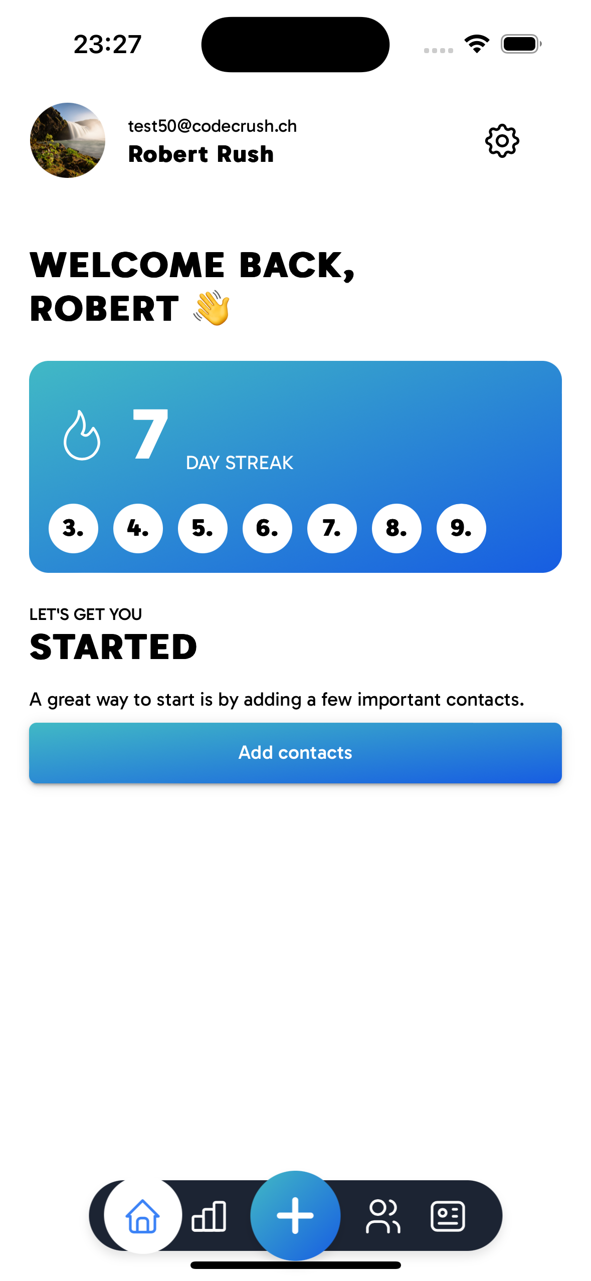 Friendtastic app screenshot 2