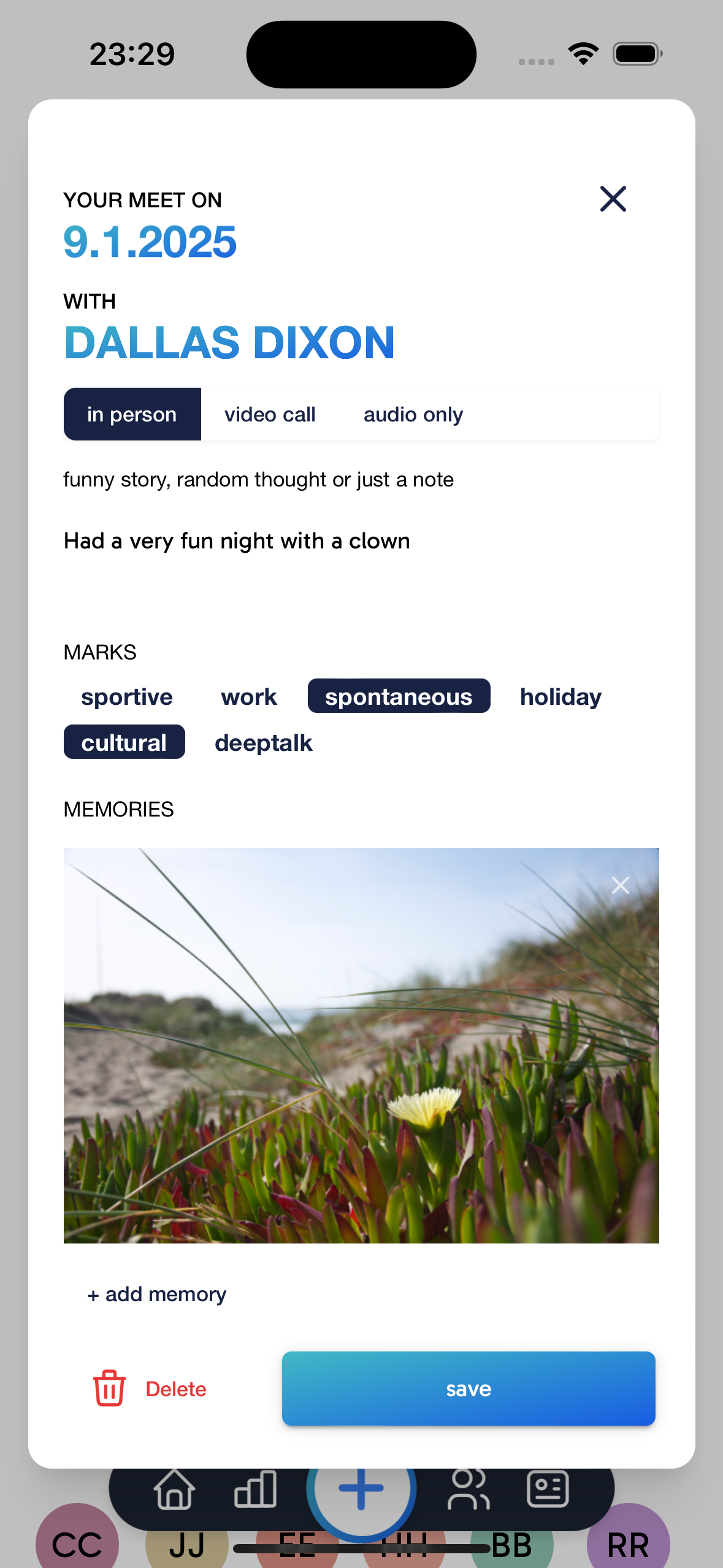 Friendtastic app screenshot 4